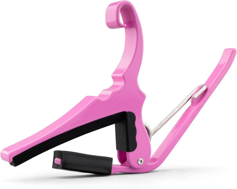 Kyser Musical Products Quick-Change Guitar Capo, KG6PRA, Pink Revival - For 6-String Acoustic Guitars, Made in USA, Quality, Strong, Lightweight, Quick & Easy Key Changes, Innovative, Perfect Fit - Image 2
