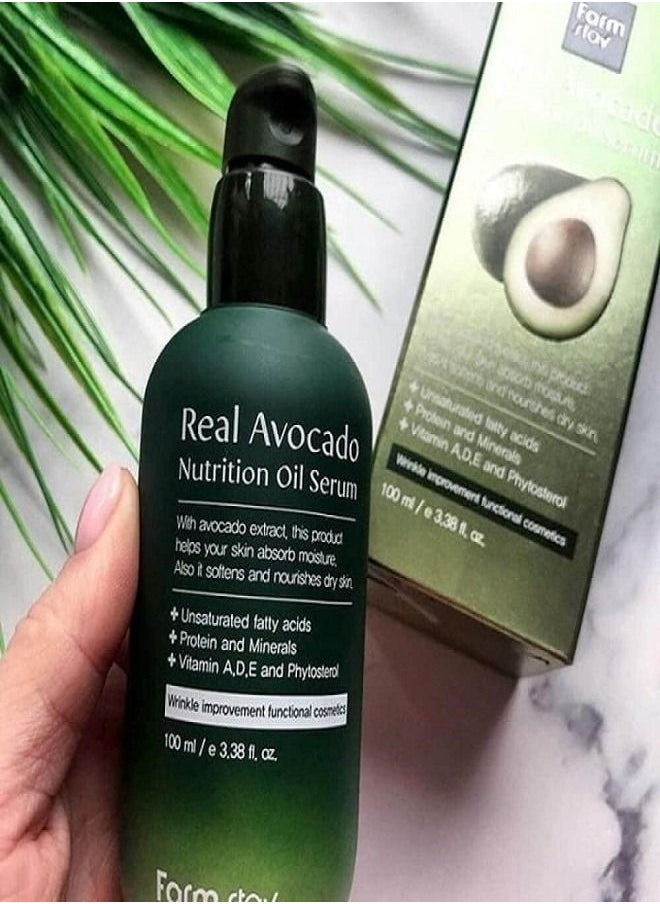 FARMSTAY - FARM STAY Real Avocado Nutrition Oil Serum  100ML - Image 1