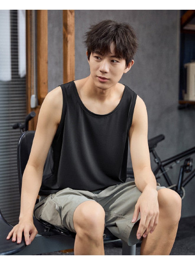 TonLion Men's Sleeveless Vest Breathable Casual Sports Tank Top Edition Sleeveless T-shirt For Men - Image 1