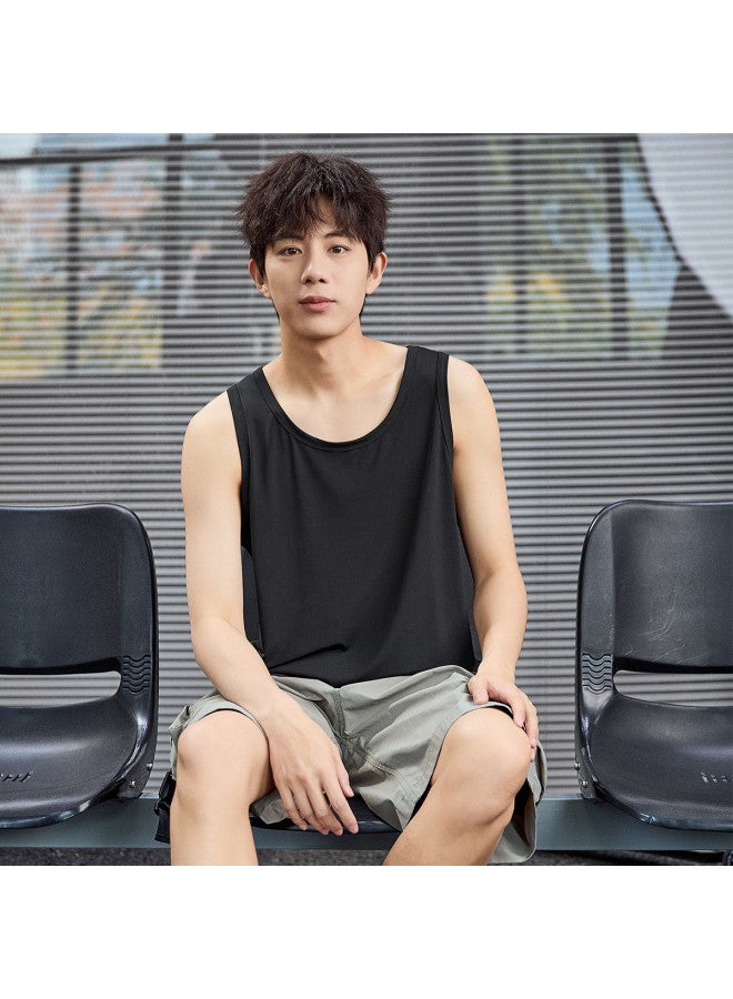 TonLion Men's Sleeveless Vest Breathable Casual Sports Tank Top Edition Sleeveless T-shirt For Men - Image 5
