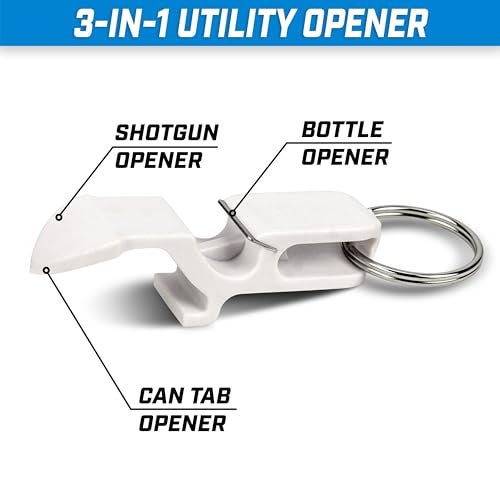 GoPong Ultimate Beer Shotgun Opener - Keychain Tool 10 Pack - Great for Party Favors, Tailgating and More - Choose Your Color - Image 2
