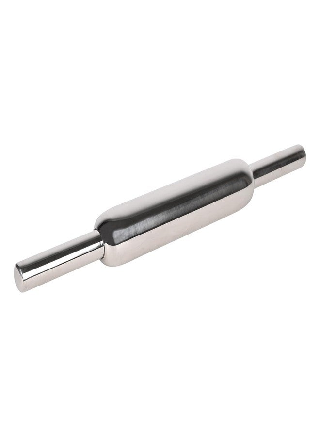 Rollyware Premium 100% Stainless Steel Smooth Rolling Pin/Belan for Baking, Doughs, Breads, Chapati -Slim, Non Stick, Lightweight with Better Grip & Easy to Wash - Image 4