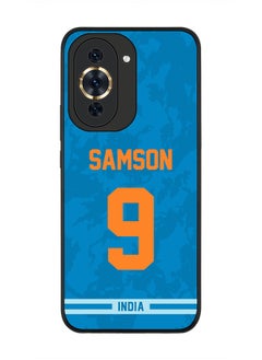 Rugged Black Edge Case for Huawei nova 10 Pro, Slim fit Soft Case Flexible Rubber Edges Thin Cover - Player Name - Sanju Samson, Jersey Number- 9