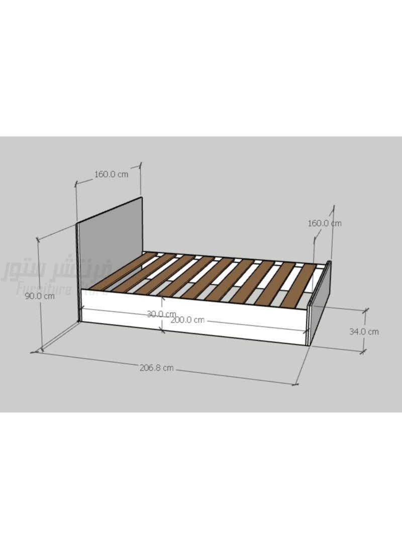 Furniture Store Modern bed - width 160 cm, length 200 cm, from Furniture Store.  - Image 2