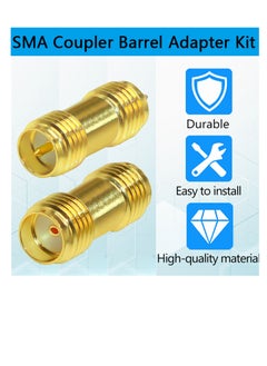SUNSAR [2+2]PCS SMA Male to SMA Male and SMA Female to SMA Female Connector SMA Coupler  - Image 5