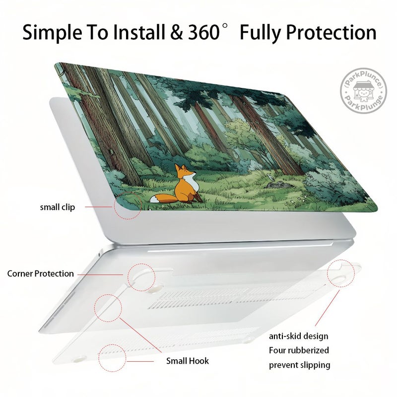 Pu Leather Mixed Color Protective Case For 2019 Macbook Pro 16 - Image 1