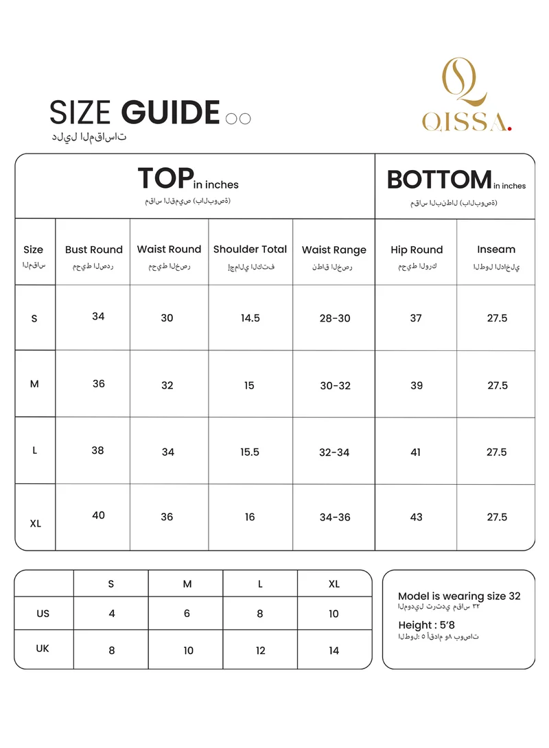 QISSA Qissa Women's Powder Blue Solid Pleated Kurta Set For Ethnic Wear | Round Neck, Long Regular Sleeves | Solid Pleated Fabric | 2 Piece Kurta Set Designed For Casual & Daily Wear