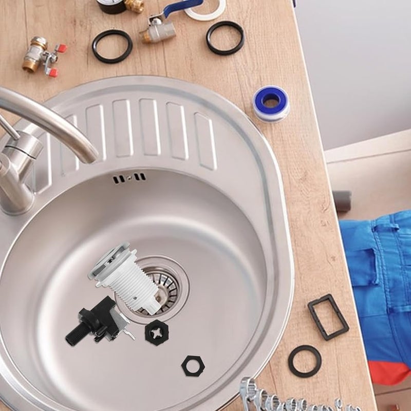 مفتاح ضغط الهواء من الفولاذ المقاوم للصدأ لاستبدال التخلص من القمامة، ملحق مطبخ احترافي - Image 5