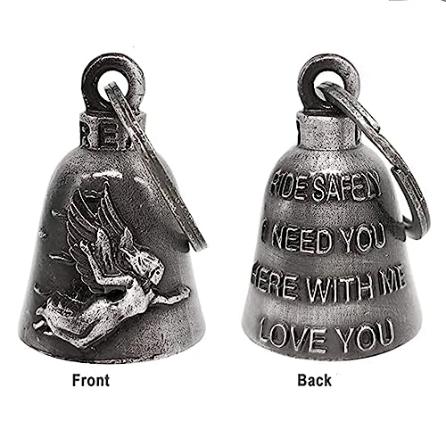 GARGOYLE BELLS Colorful Motorcycle Bell with Hanger for Biker, Good Luck Biker Bells & Motorcycle Accessories, Key Chain for Luck - Image 5