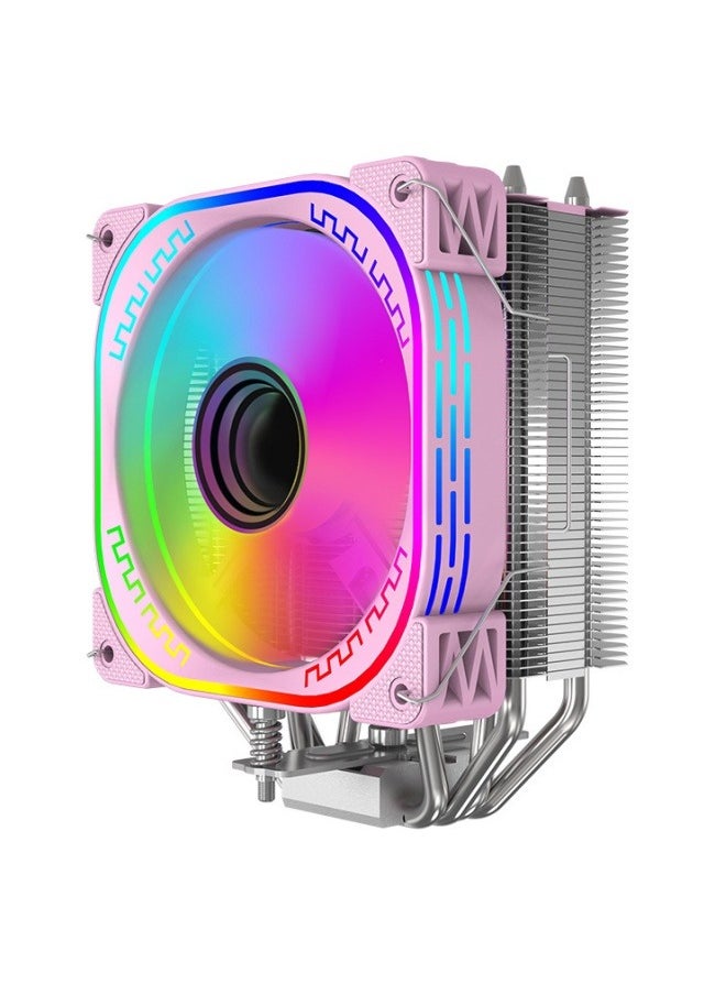 M MIAOYAN - New four copper tube CPU radiator desktop computer 1700/AM5 air-cooled ARGB color radiator - Image 1