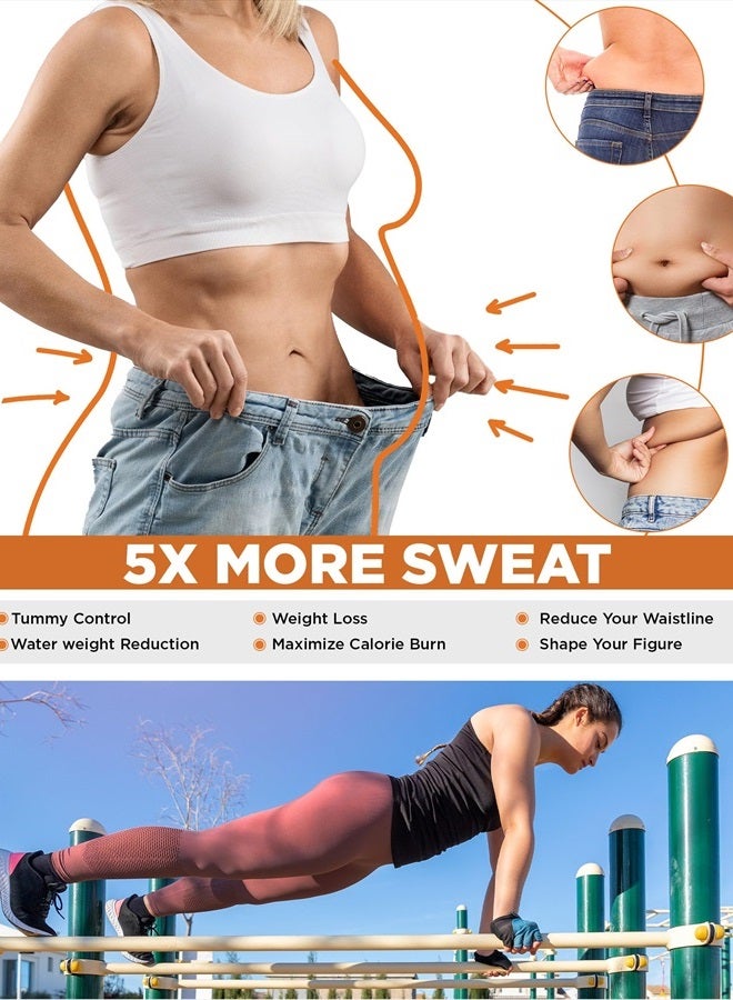 Rdx Women's Sauna Vest Heat Trapping Sweat Waist Trainer - REACH OEKO TEX 100 Certified Body Shaper - Image 5