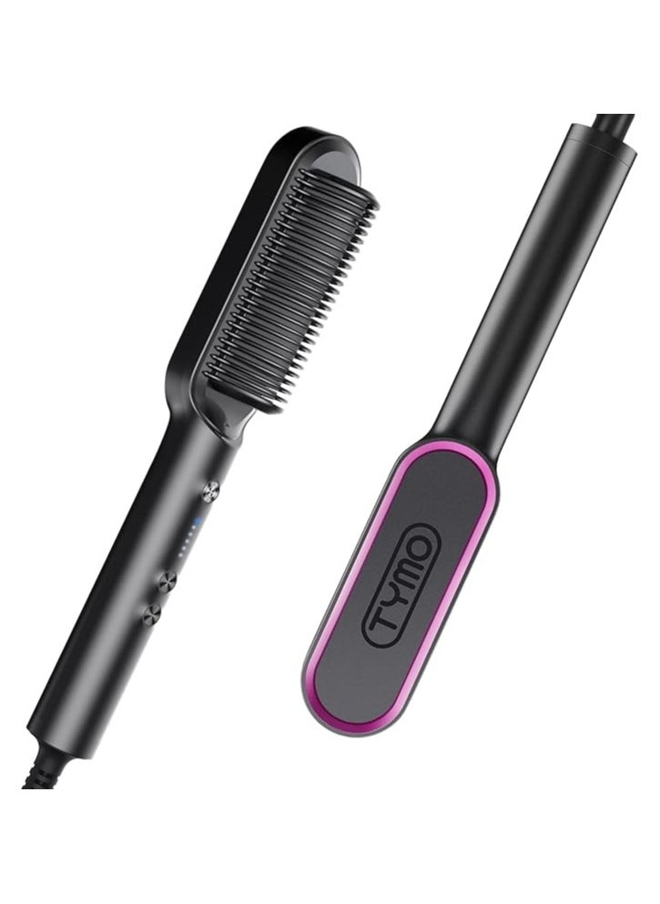 TYMO Ring Hair Straightening Brush Black