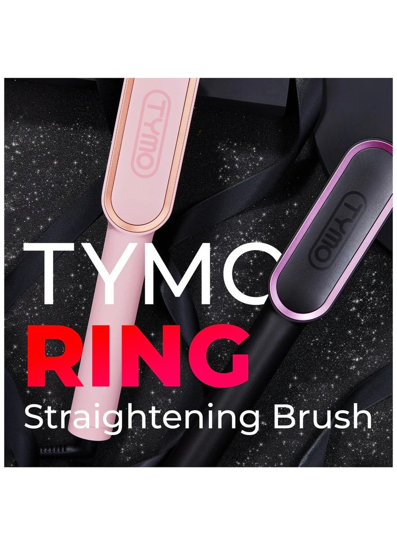 TYMO Ring Hair Straightening Brush Black