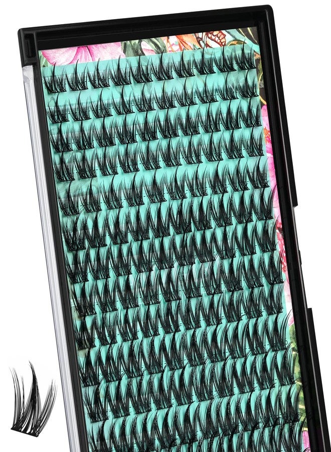 AMZGIRL LASH Lash Clusters Manga 140Pcs Eyelash Cluster Wet Look Ultra-Thin Lash Band Eyelashes Extensions Spiky Anime Wide Span Lashes(Puppy,C-Mix10-18mm) - Image 1