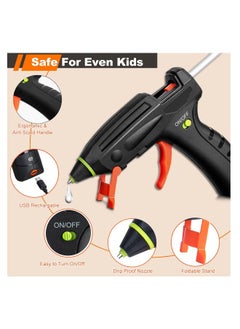Generic Glue Gun,Cordless Hot Glue Gun with 20pcs Glue Sticks, Rechargeable Glue Gun with Fast Preheating for DIY Crafts, Xmas Gift Wrapping u0026 Home Repairs  - Image 5