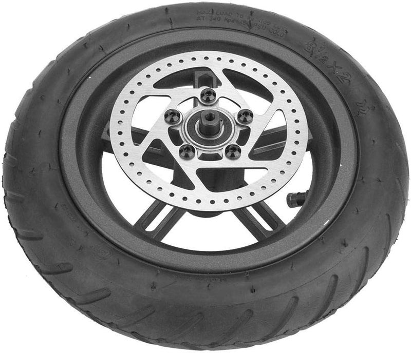 woobles Electric Scooter Rear Wheel Scooter Bare Foot Rear Tire Disc Brake Tire Stunt Scooter Wheel Compatible with Xiaomi Mijia M365 Pneumatic Tire - Image 2