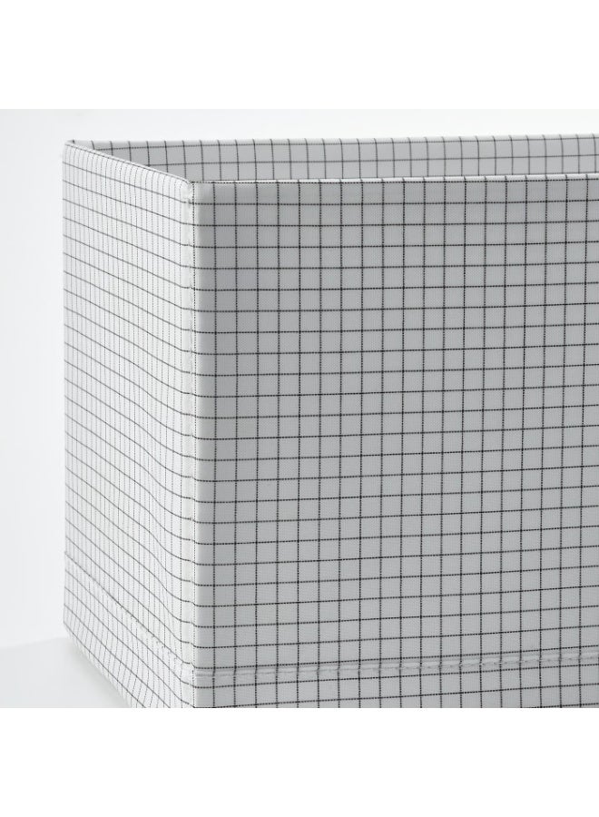 stuk Box with Compartments, White/Black, 17x51x18 cm - Image 4