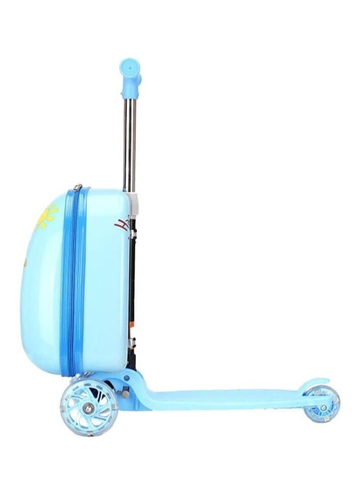 Generic - Spiderman Kids Scooter Suitcase, Kids Luggage Scooter, Rolling Luggage Duffle Bag, Trolley Case with Scooter for Children - Image 1