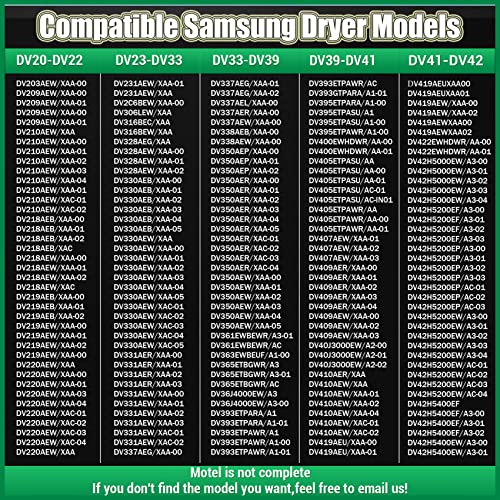 Monkemon Dryer Heating Element DC47-00019A for Samsung Dv45h7000ew/a2 Dv40j3000ew/a2 Dv42h5000ew/a3 Dve50m7450w/a3 Dv48h7400ew/a2 Dryer Heater Element, DC96-00887A & DC47-00016A Fuse, DC47-00018A Thermostat - Image 5