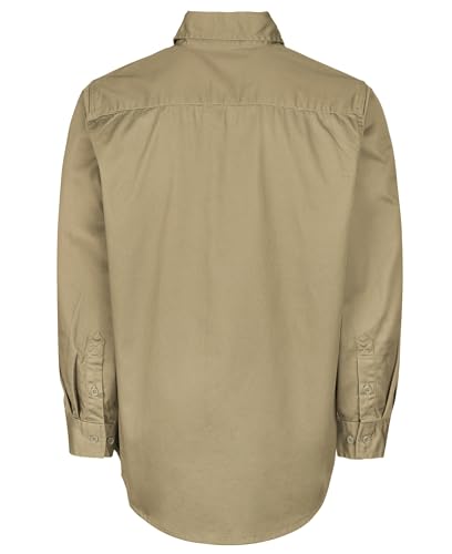 Titicaca FR Shirt Flame Resistant Work Shirt Men's Cotton 7.5oz Khaki Welding Shirt - Image 3