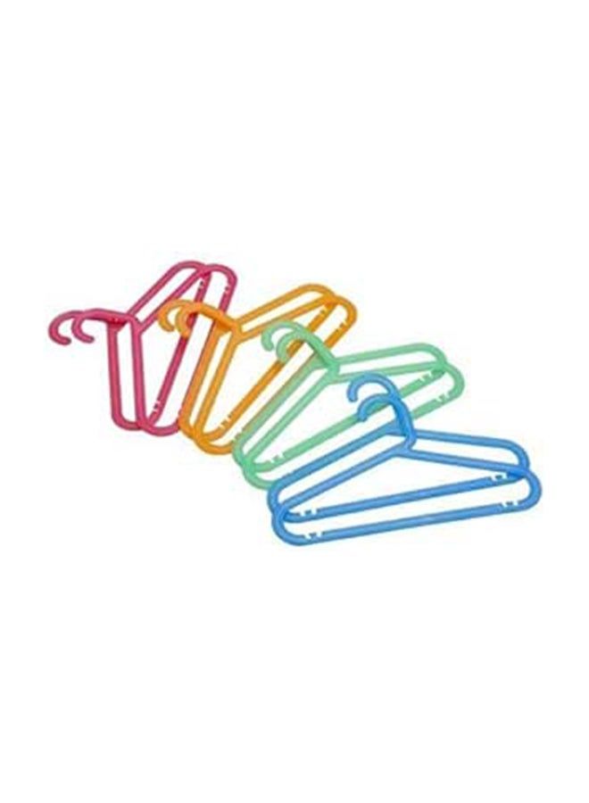 شماعات معاطف أطفال متطابقة الألوان مكونة من 8 قطع - متعددة الألوان