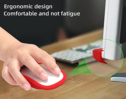 AKSHFETH Silicone Protector for Apple Magic Mouse, iMac Magic Mouse Cover Case - Anti-Drop Protective Sleeve (Black) - Image 4