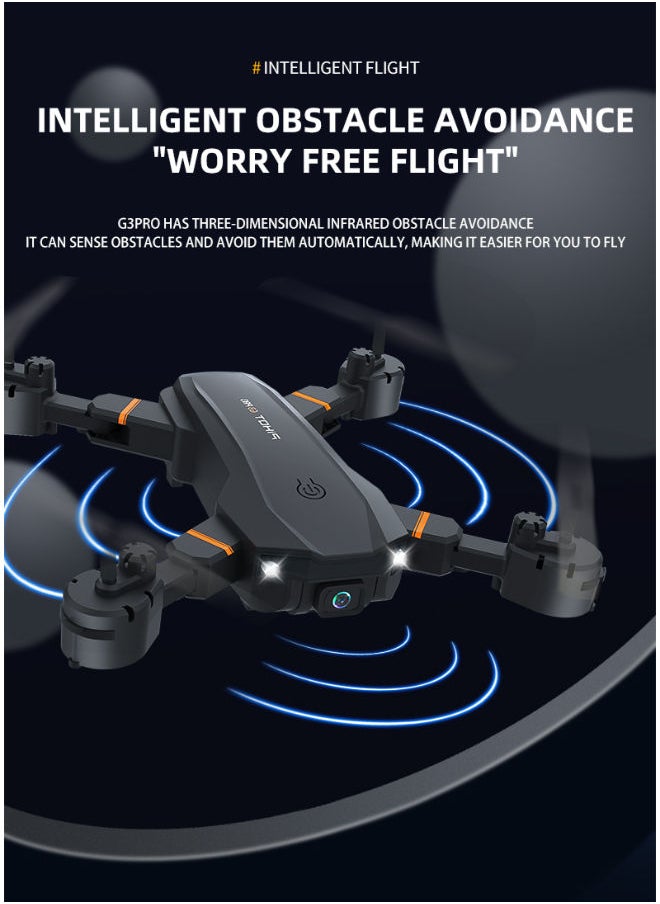 Generic - Remote Control G3 PRO Camera Drone with Dual Camera Double Batteries Remote Control Mini G3 PRO Camera Drone with Dual Camera Double Batteries - Image 1