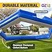 OZIS 15FT Inflatable Gaga Ball Pit with Builtin Blower Portable Gagaball Court for IndoorOutdoor Sports Family Activities Easy to Setup Blue - Image 4