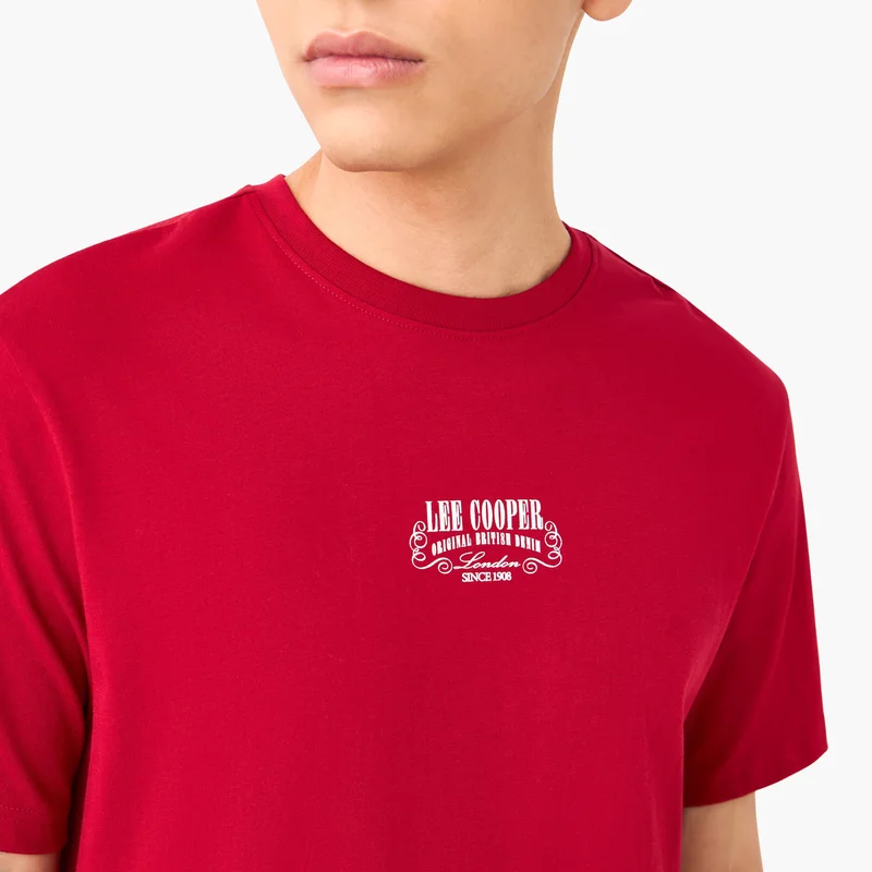 Lee Cooper Lee Cooper Logo Detail Crew Neck T-shirt