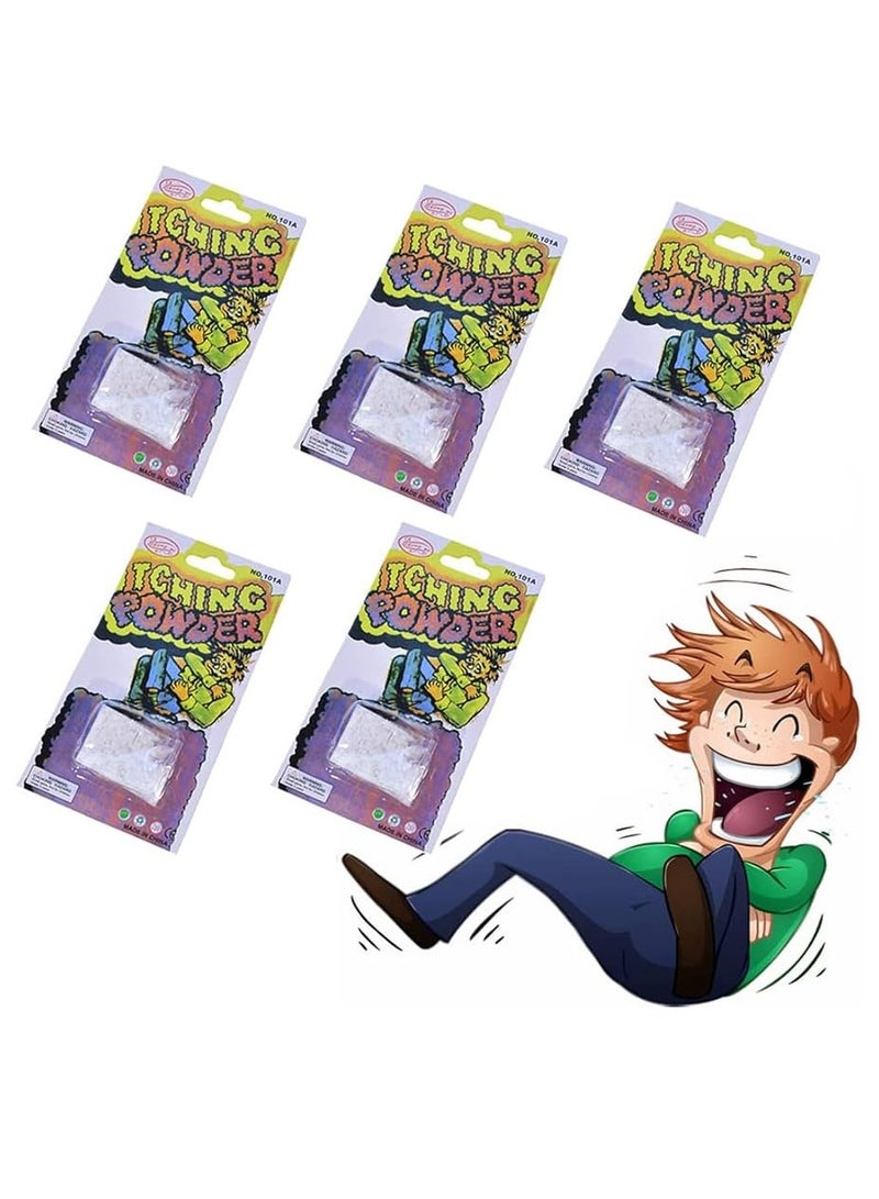 5 Set Novelty Itching Powder Funny Gags Prank Joke Trick Toys - Image 1