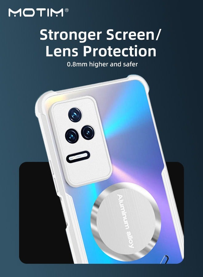 Motim Magnetic Case for Redmi K50/K50 Pro, Heat Dissipation Phone Case, TPU Bumper Aluminum Alloy Cooling Cover, Hybrid Transparent PC Back - Image 4