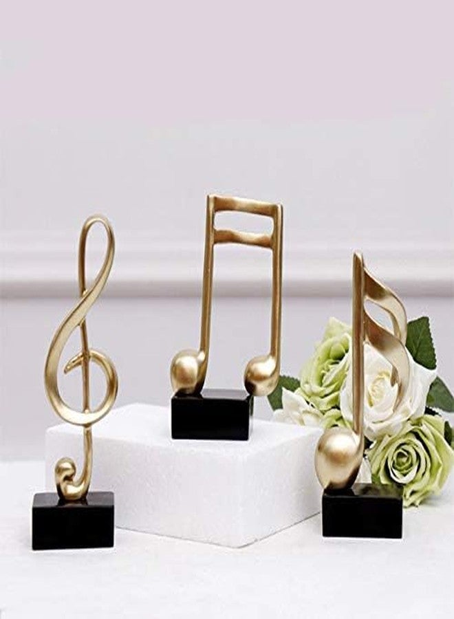 Notakia 3Pcs Music Decorations for Home Gold Music Note Decor for Living Room - Image 5