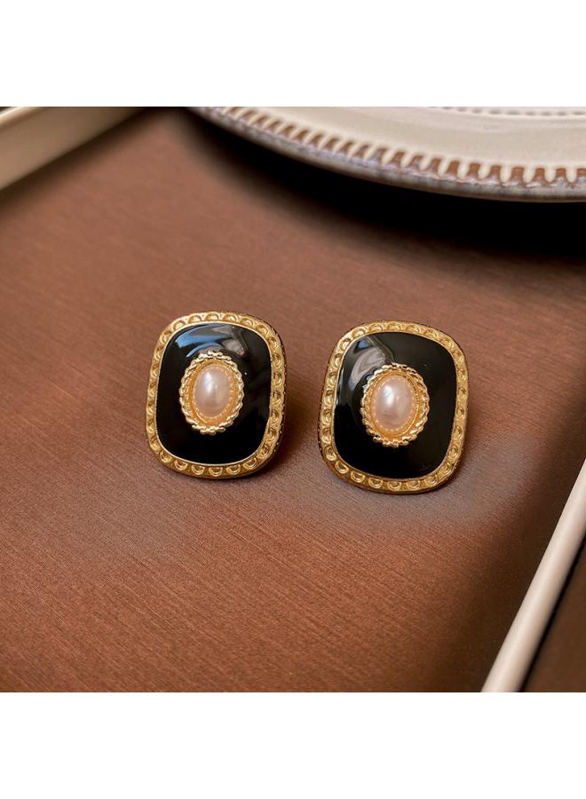 Medieval Vintage Earrings Fashion All-match Earrings Niche Light Luxury High-end Jewelry Custom 