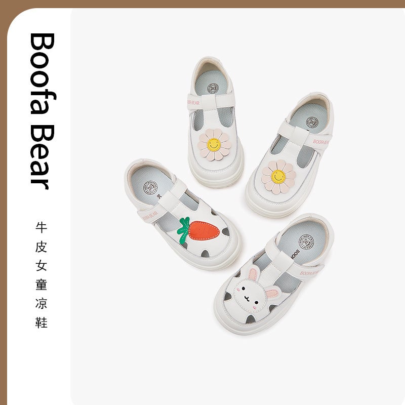 Summer Sweet Girls Sandals Cartoon Soft Bottom Baby Shoes Soft Bottom Comfortable Kindergarten Indoor Shoes - Image 2