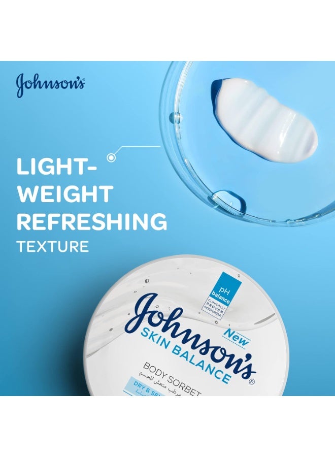 Johnson's Skin Balance Face and Body Cream, clinically proven formula moisturizes your skin intensively to help restore its pH for balanced, hydrated, and healthy-looking skin 300ml - Image 5