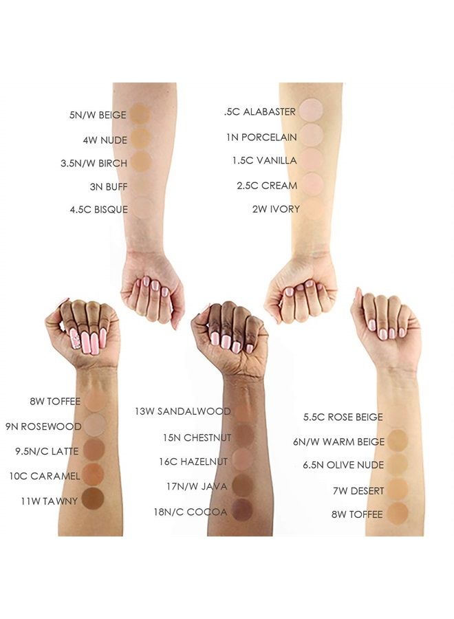 Temptu Perfect Canvas Hydra Lock Airbrush Foundation, Buff, 1 Fl Oz - Image 2