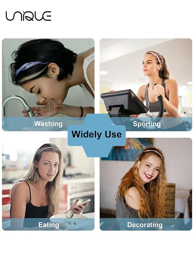Unique 5PCS Folding Hair Band – Foldable Anti-Slip Headband, Lightweight Durable Compact, Secure Comfy Fit, Y2K Fashion - for Washing Makeup Travel Outdoor Fashion Hair Accessories - Unisex - Image 5