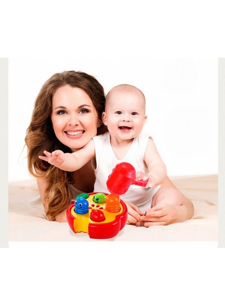 Happy Cherry Whack A Mole Play Percussion Toys Preschool Toddler Toy, Assorted - Image 3