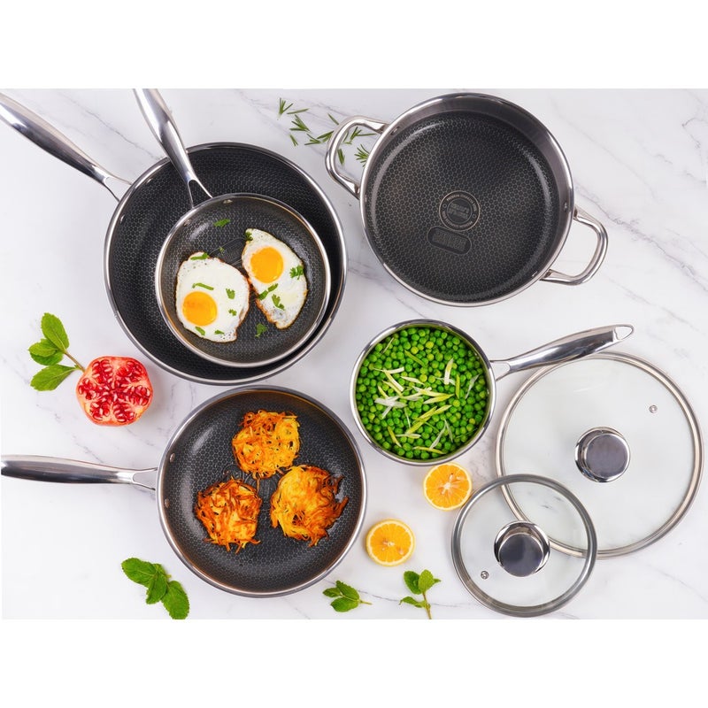 Baker's Secret طاجن بيكرز سيكريت 24 سم ثلاثي الطبقات غير لاصق مع غطاء - أدوات طهي متعددة الاستخدامات للطبخ البطيء والتسبيك والتشويح - Image 4