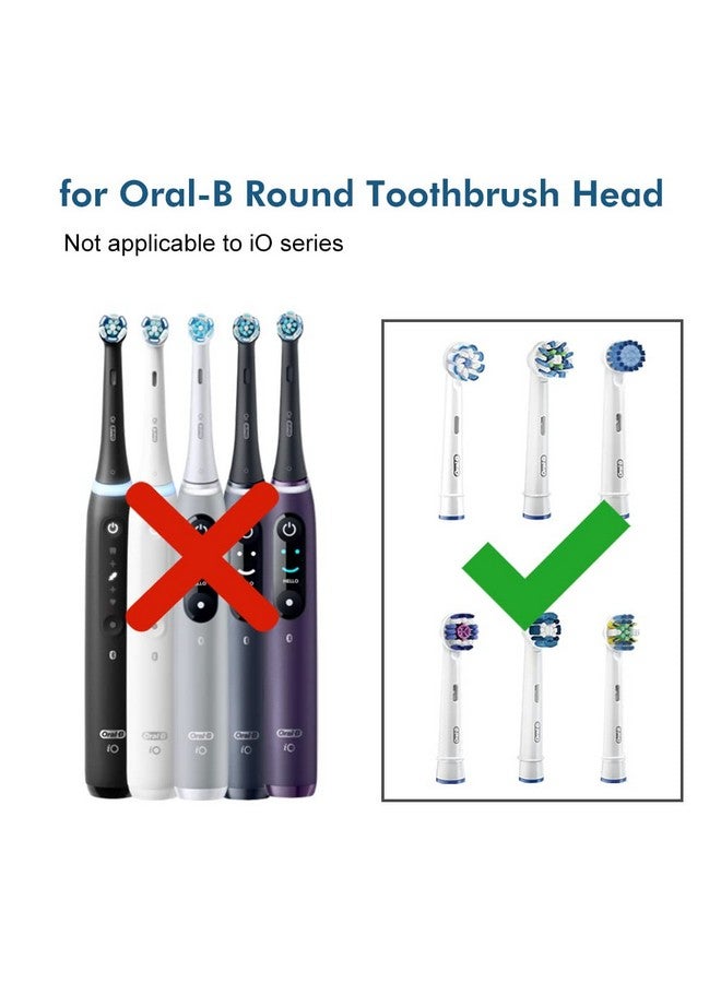Nincha Pack of 6 Nincha Toothbrush Caps for Oral-B Round Toothbrush Heads in Multiple Colors - PC Material, Travel and Home Friendly - Image 4
