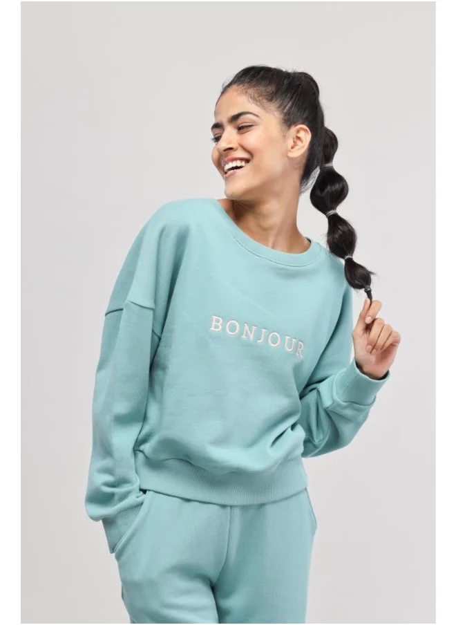 NeceSera Bonjour Terry Sweatshirt