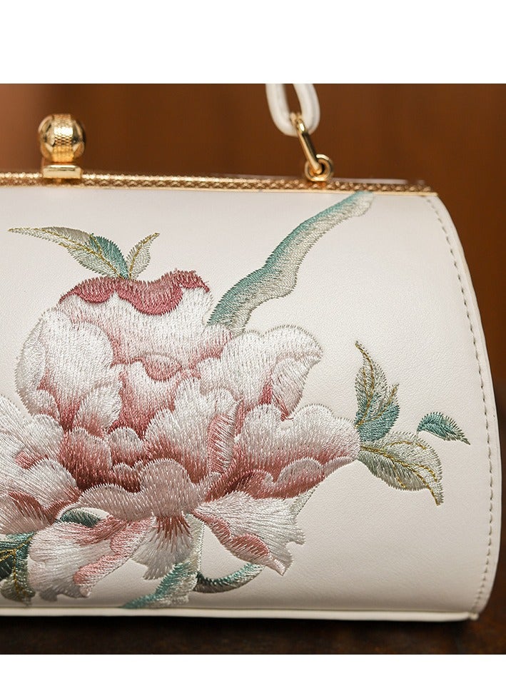 Embroidered Tassel Bag, Chinese Banquet Style Handbag  - Image 2