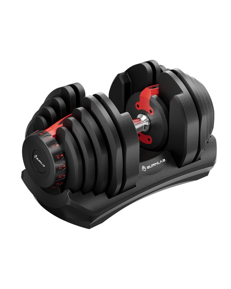 Burnlab Adjustable Dumbbells (Side Rotation, 2.5 to 24 KG (Single))) - Image 1