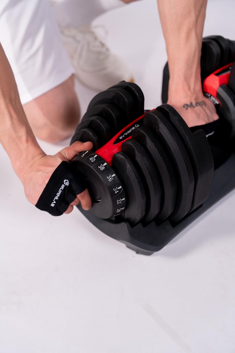 Burnlab Adjustable Dumbbells (Side Rotation, 2.5 to 24 KG (Single))) - Image 2