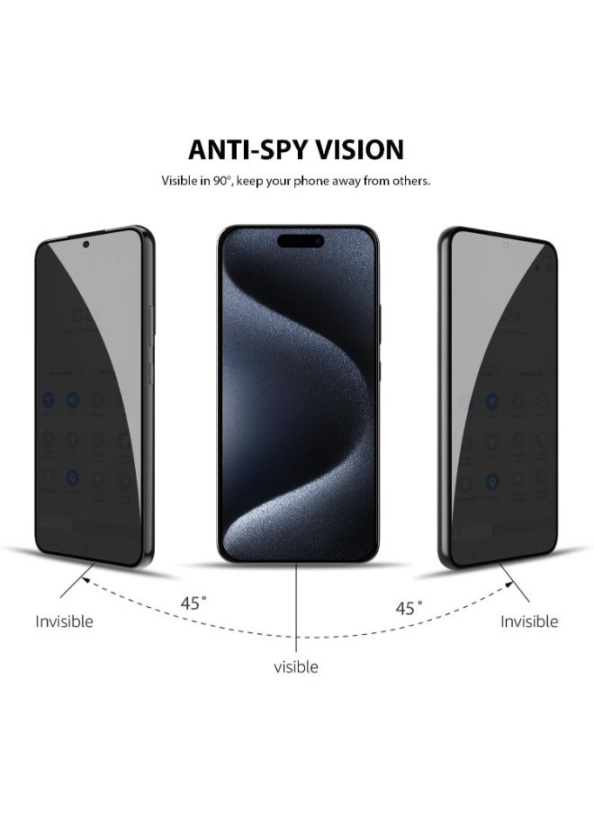 Generic - Screen protector for iPhone 13 Pro Max (anti-fingerprint), anti-spy nano, to protect privacy, with high quality, maximum protection for the screen from scratches and breakage - Image 1