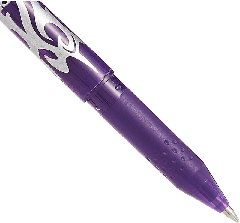 Pilot Frixion Erasable Roller Ball Pen, 0.7 mm Tip Size, Violet (Pack of 2) - Image 4