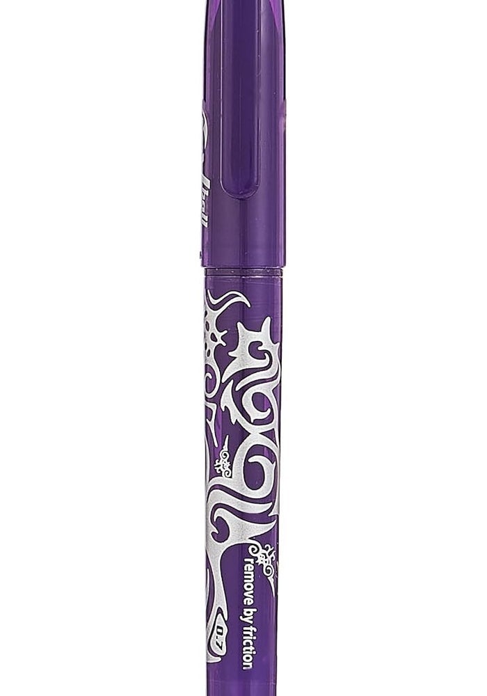 Pilot Frixion Erasable Roller Ball Pen, 0.7 mm Tip Size, Violet (Pack of 2) - Image 2