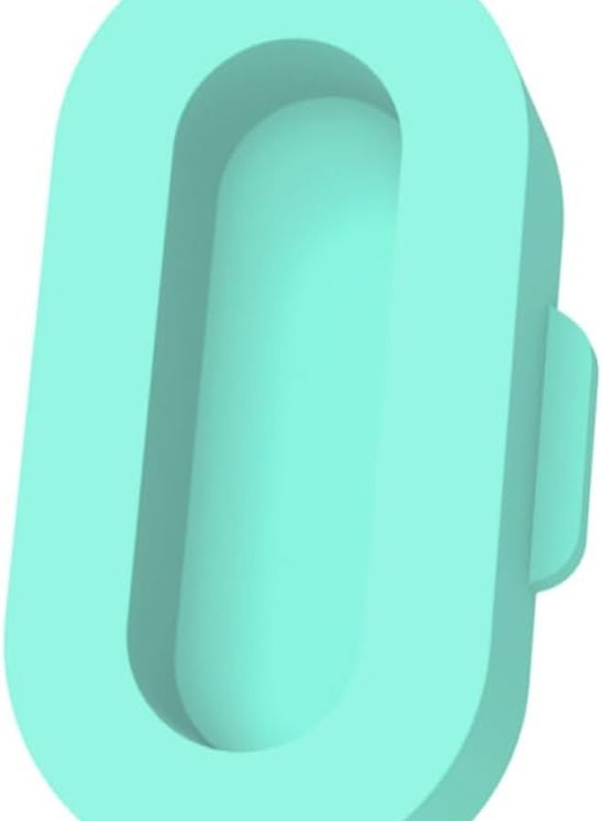 Light Green Silicone Charger Port Protector Dust Plug Set 10pcs Easy Install Dust Caps - Image 1