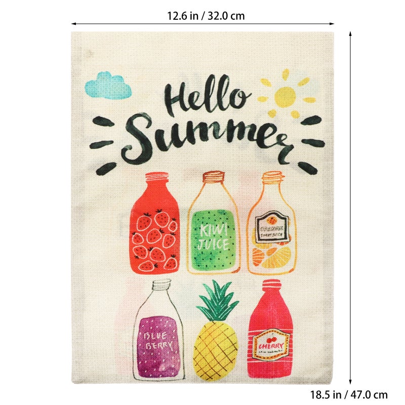 Sublimation Yard Flags Garden Flag Summer Party Decoration Linen Material 1Pc - Image 2