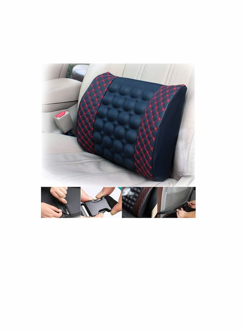 KASTWAVE Car Electric Massage Cushion Lumbar Support Pillow Seat Back for Pain Relief Massager Massaging Vibrating - Image 1